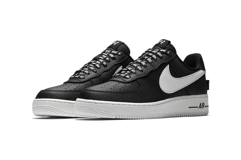 Nike air force nba black and white sale