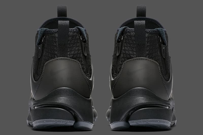 nike air presto mid utility triple black