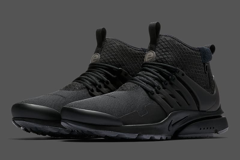 nike air presto mid utility black