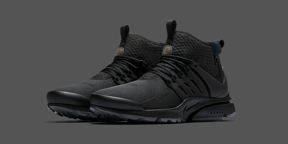 nike air presto mid utility black