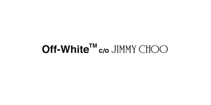 Jimmy choo 2024 off white collaboration