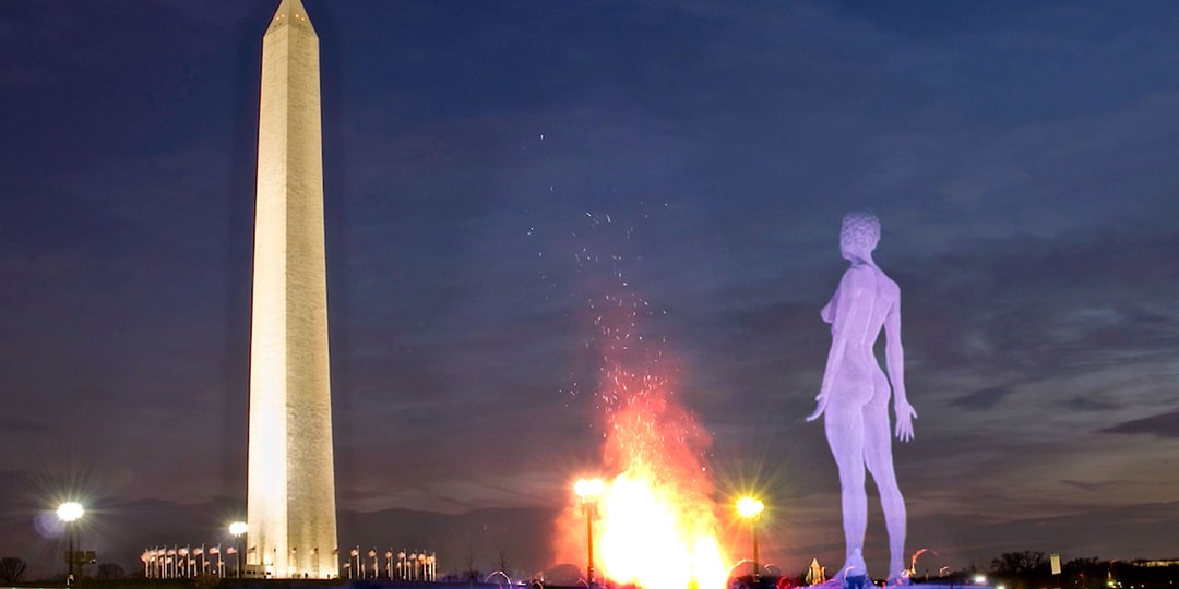 Художник хочет установить 45-футовую скульптуру обнаженной женщины на Национальной аллее