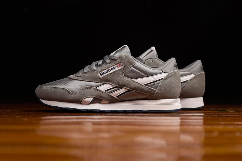 Reebok classic clearance nylon grey