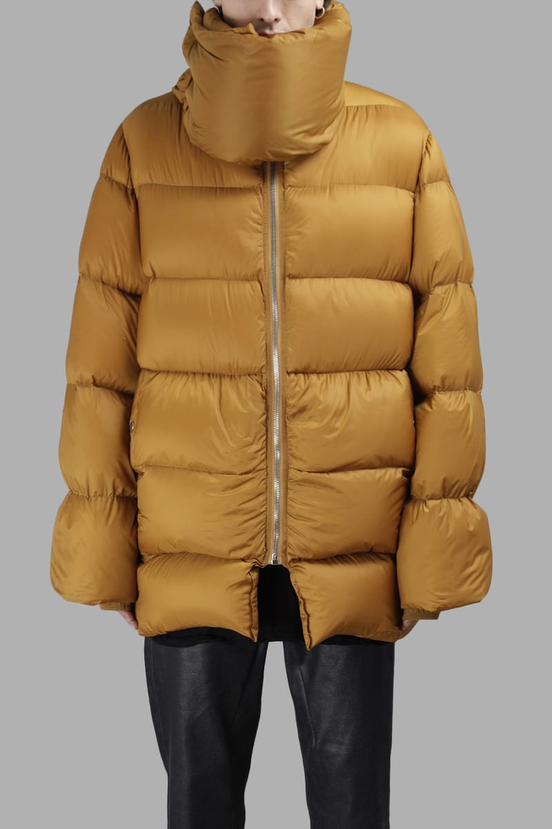 Rick owens funnel hot sale neck puffer