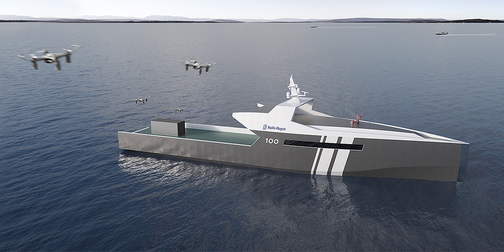 Rolls-Royce смотрит в будущее военно-морских операций с помощью автономного корабля