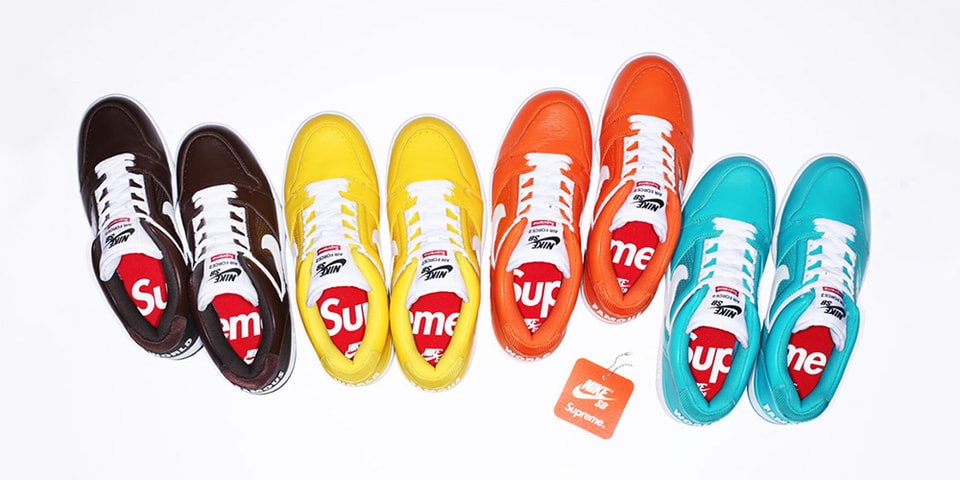 supreme nike sb air force 2