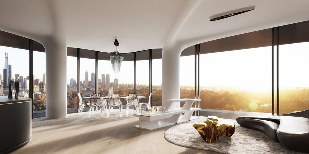 Новая башня в Мельбурне от Zaha Hadid Architects радует глаз своей кривизной
