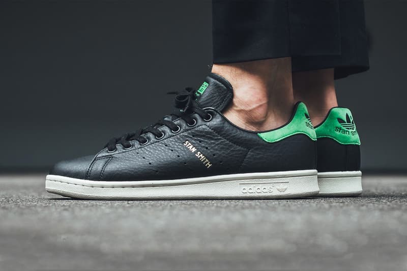 adidas Originals Stan Smith âCore Blackâ & Green | HYPEBEAST