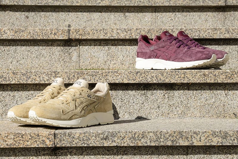 ASICS GEL Lyte V in Suede Eggplant Taupe Hypebeast