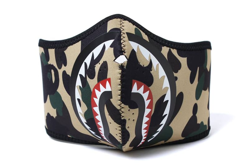 BAPE 1ST CAMO Shark Masks Release Info & Date | Hypebeast