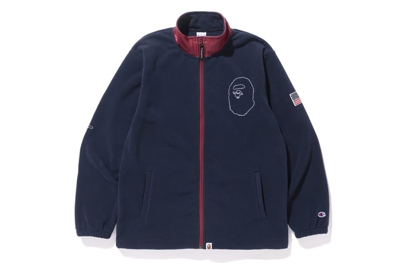 A bathing ape x champion hoodie best sale