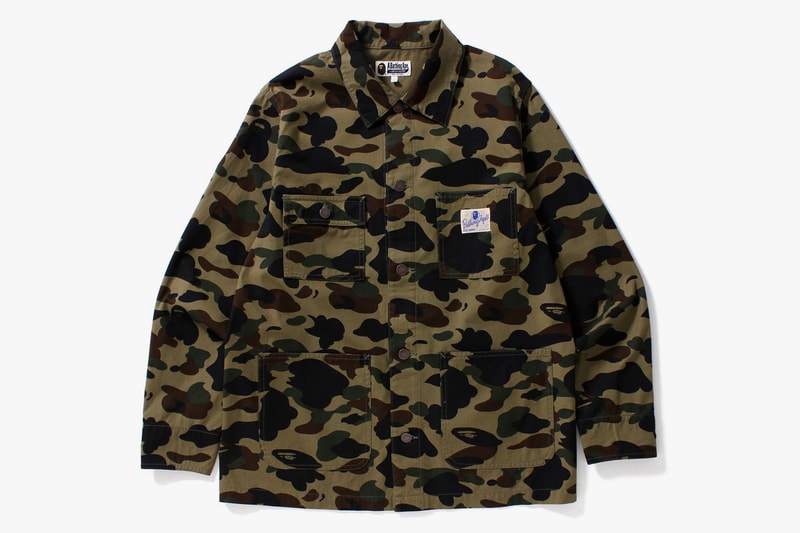 BAPE Duck 1ST CAMO Hat & Coverall Jacket Release | Hypebeast