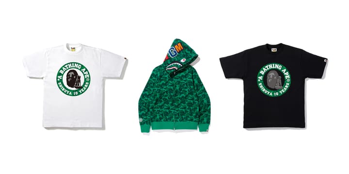 BAPE Shibuya Store 10th Anniversary Collection | Hypebeast