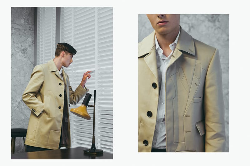 Thom browne hot sale mac coat