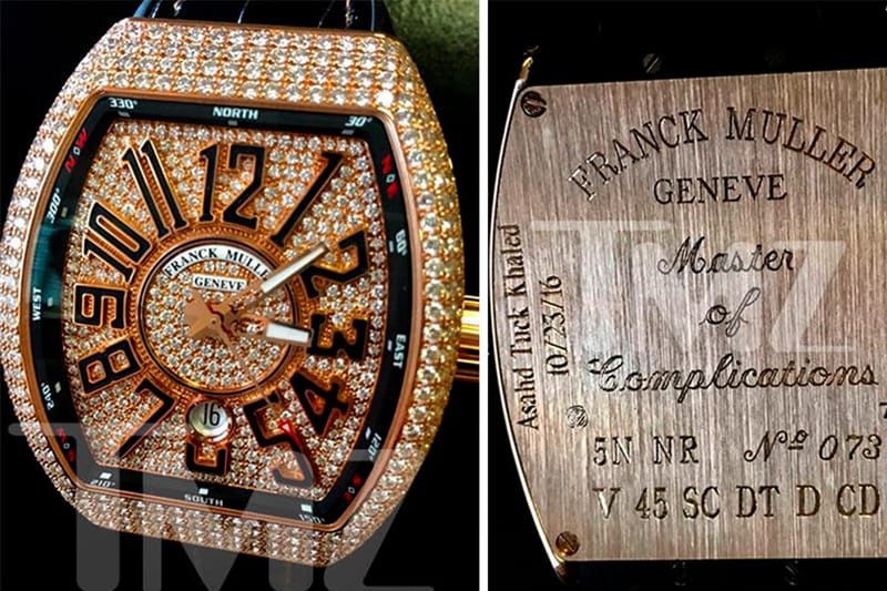 DJ Khaled Gifts Asahd Diamond Watch for Birthday Hypebeast