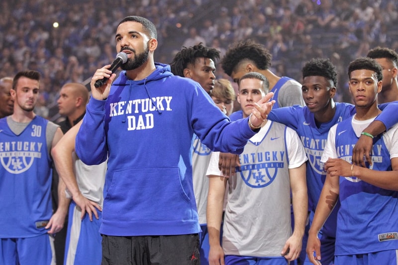 Drake Returns to Kentucky Wildcats's Big Blue Madness Event Hypebeast