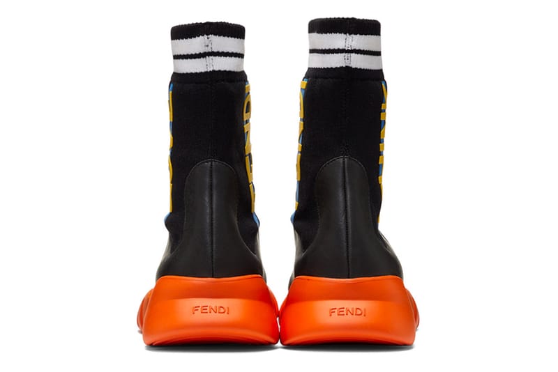 Fendi sock clearance trainers mens