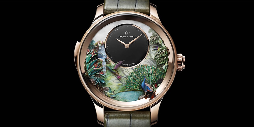 Jaquet Droz представляет ультра-лимитированную модель часов с репетиром в виде тропических птиц