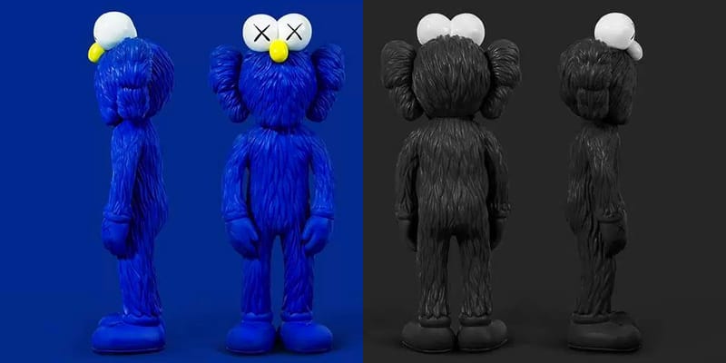 UPDATE: KAWS's BFF Vinyl Open Edition in Blue & Black Releases 