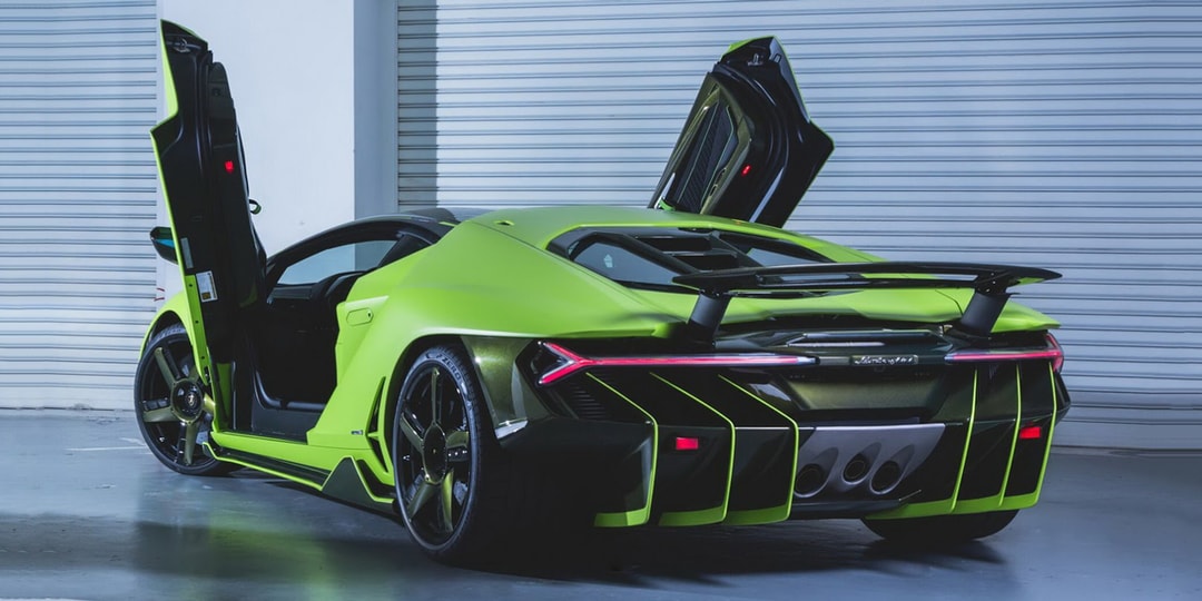 The Lamborghini Centenario in Verde Bronte | Hypebeast