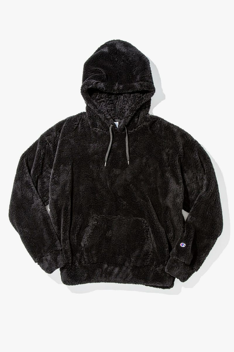 Champion sherpa hoodie discount black