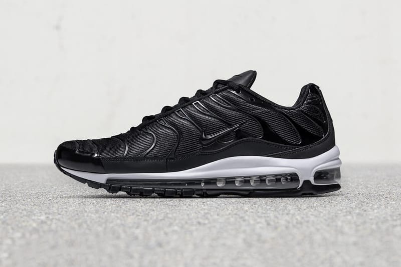 Nike Air Max Plus 97 in Black White Hypebeast