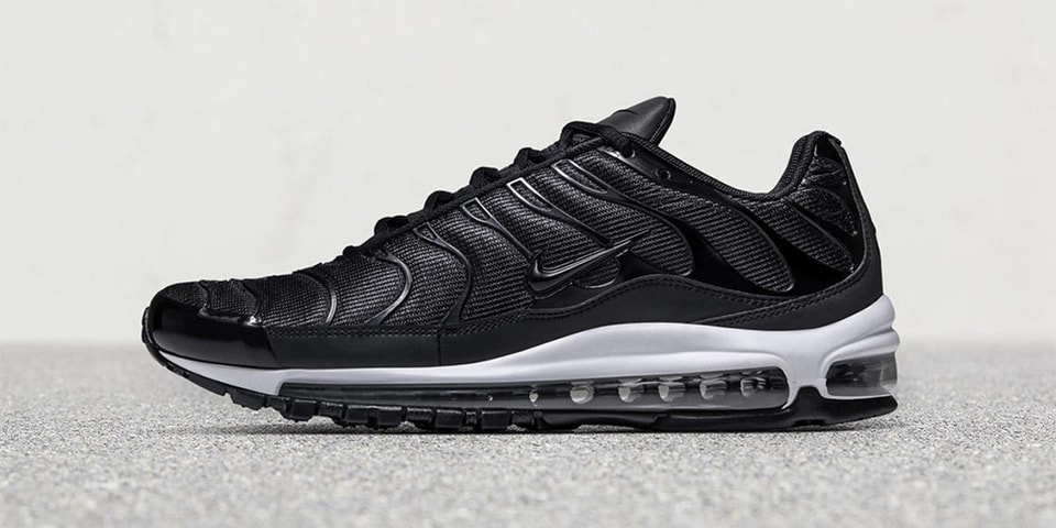 Nike Air Max Plus 97 In Black & White 