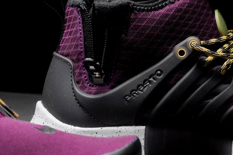 nike air presto mid utility bordeaux