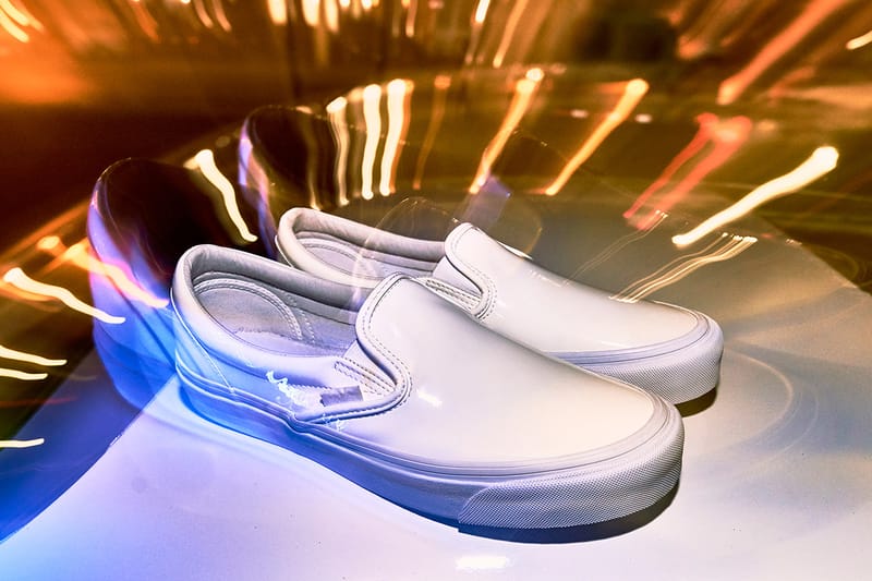 Patent leather clearance slip on sneakers