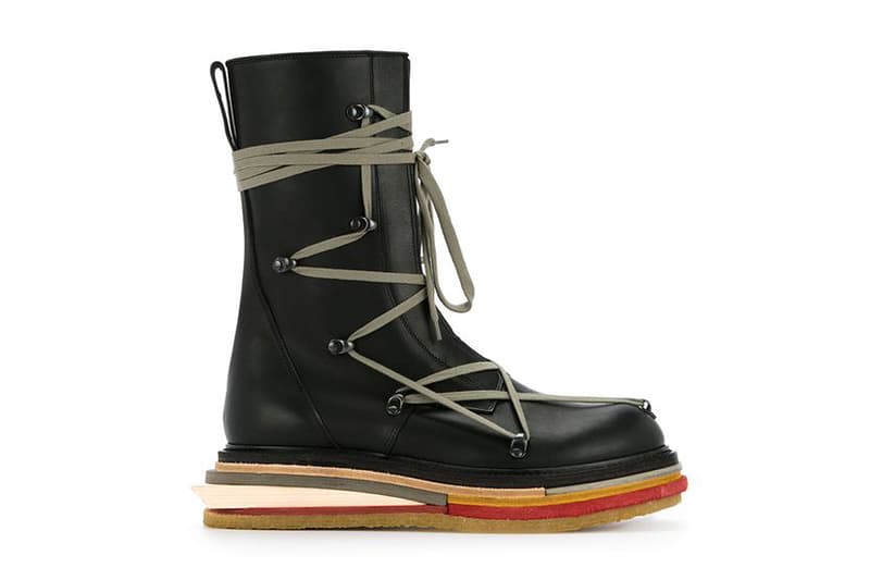 rick owens boots laces