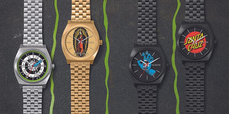 時計 NIXON x SANTA CRUZ SKATE BOARDS NIXON x SANTA CRUZ collaboration Watch THE TIME TELLER Model