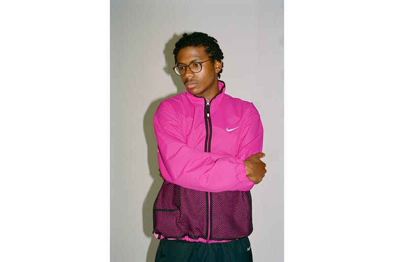 Nike air pink on sale jacket