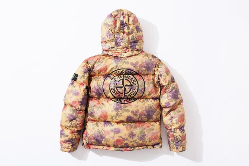 Supreme x stone island puffer sale