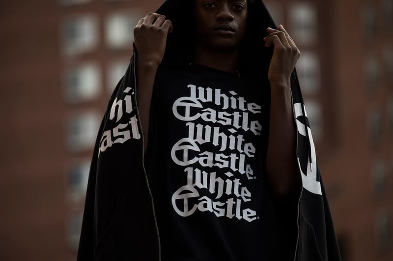 White 2025 castle hoodie