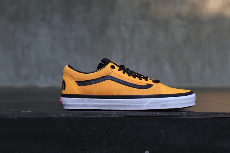 Yellow north face deals vans