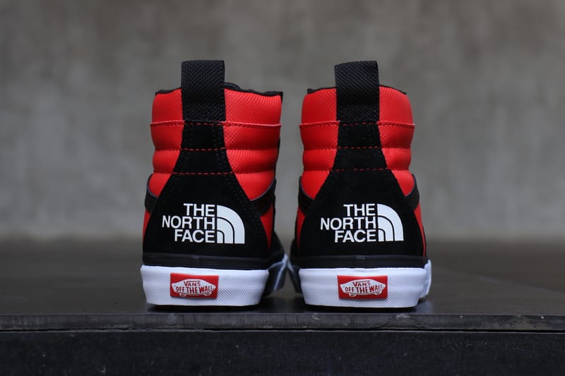 Vans north face on sale black