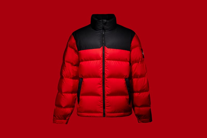 North face 1992 nuptse jacket red best sale