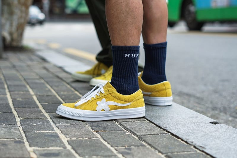 Converse golf le fleur yellow sale