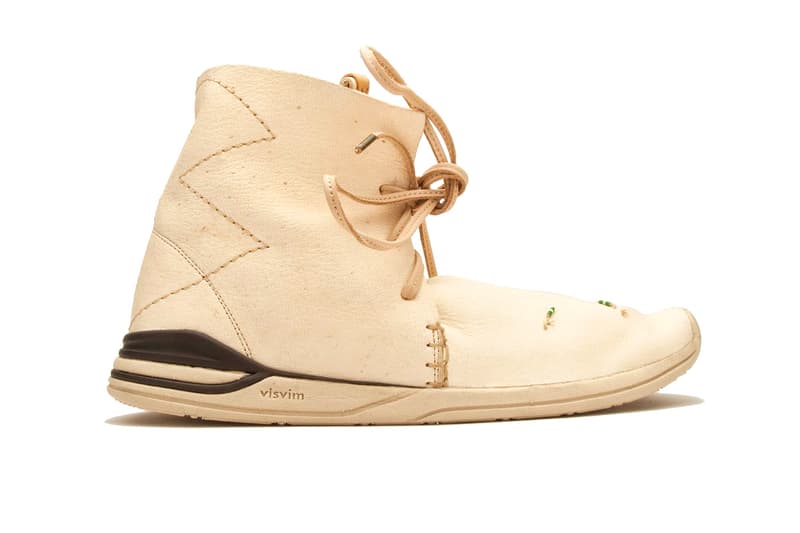 visvim HURON MOC-FOLK Hi in Red Deer Leather | Hypebeast visvim HURON MOC-FOLK Hi in Red Deer Leather | Hypebeast