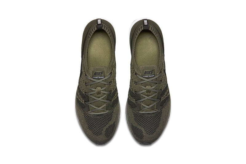 nike flyknit racer womens olive