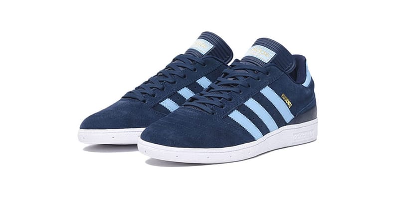 Adidas busenitz navy blue and cheap white