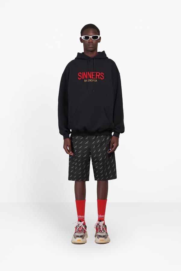 sinner hoodie balenciaga