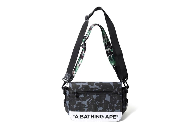 BAPE Drops New Camo-Printed ABC Double Strap Bag | Hypebeast