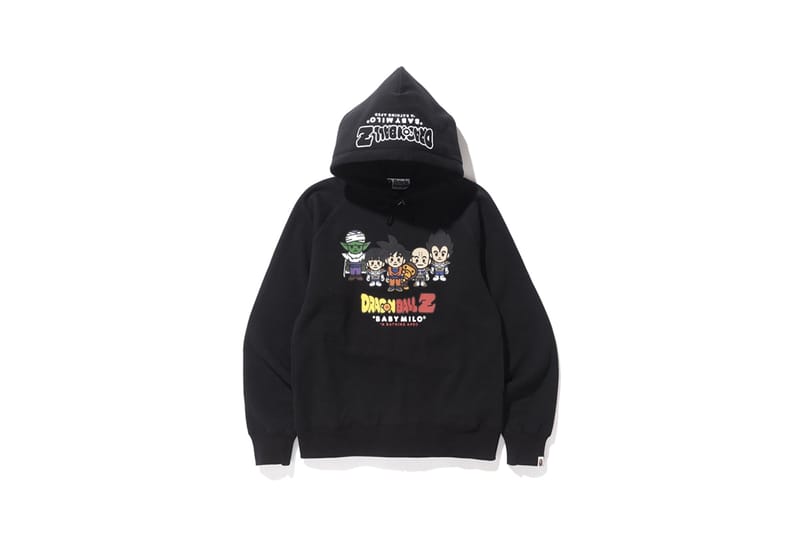 Dbz bape hoodie best sale