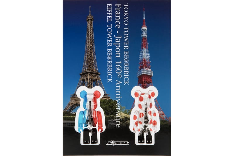 Medicom Toy BE@RBRICK Tokyo Tower u0026 Eiffel Tower | Hypebeast