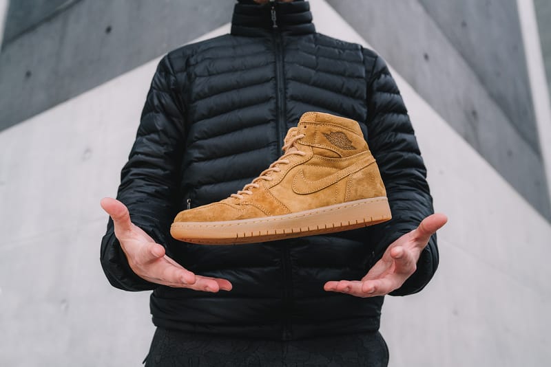 Jordan 1 wheat on sales feet