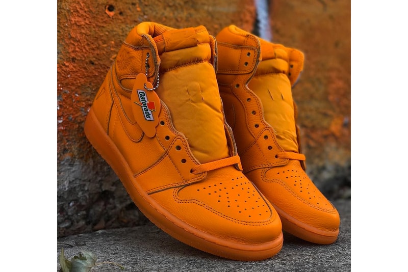 orange gatorade jordan 1