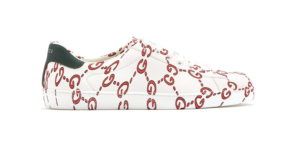 gucci ace gg trainers