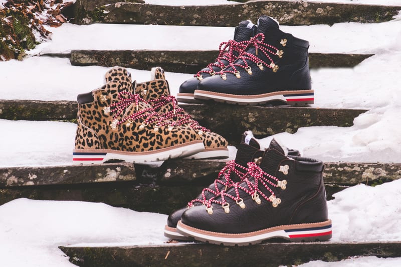 KITH Moncler Peak Hiking Boots Closer Look Hypebeast