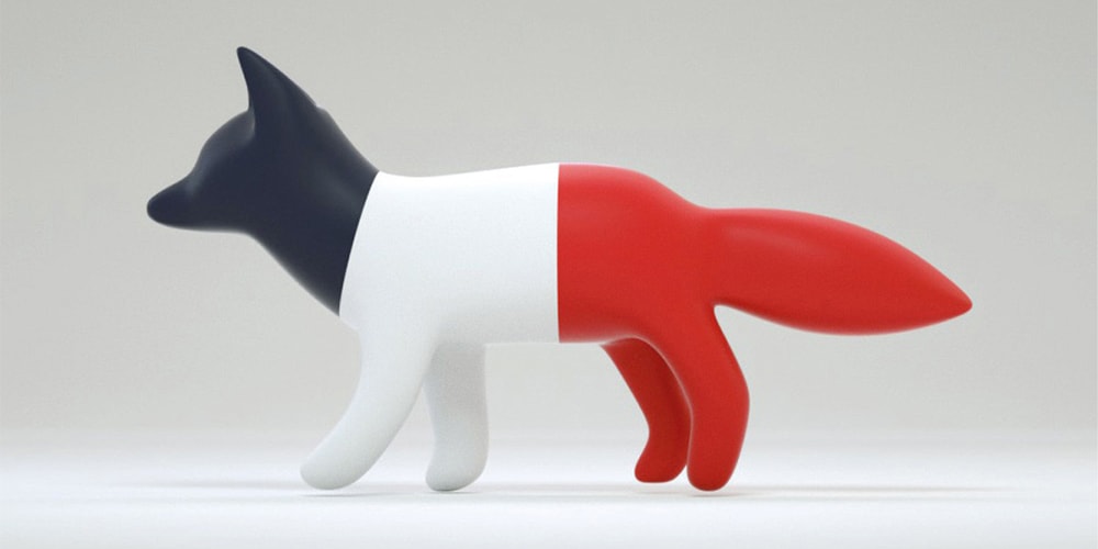 Maison Kitsuné и SUPERFICTION объединяют усилия для создания эксклюзивной трехцветной игрушечной лисы